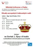 Zahájení 17. (zimního) semestru Virtuální Univerzity třetího věku - Rituály evropských královských rodů