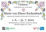 Výstava Marie von Ebner-Eschenbach - 105. výročí úmrtí 